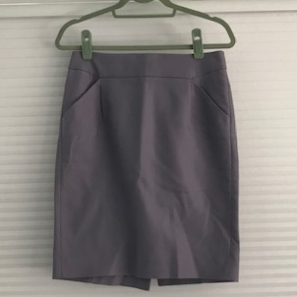 J. Crew Pencil Skirt, Lavender, Size 6